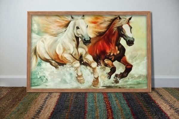 Galloping Horses Canvas Painting