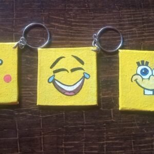 Handmade Cartoon Emoji Keychains