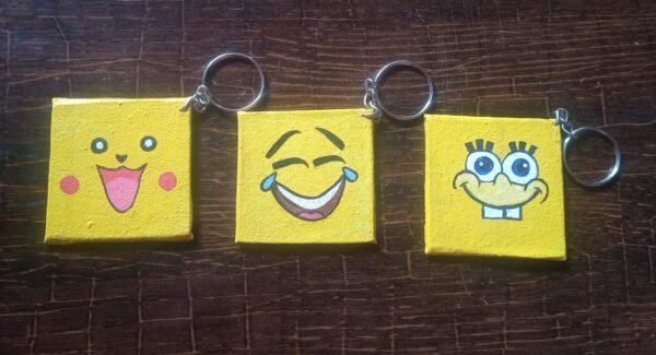 Handmade Cartoon Emoji Keychains