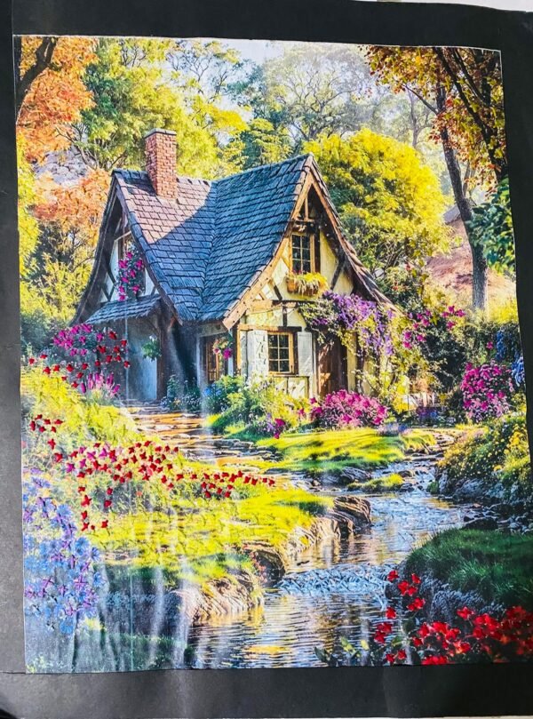Cozy Cottage Canvas Painting