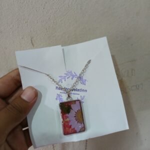Handmade Resin Pendant Necklace