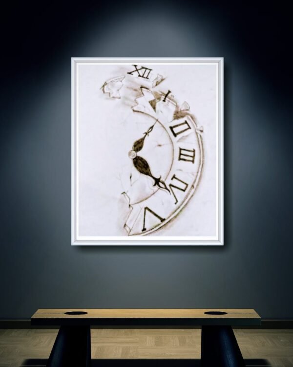 Broken Clock Canvas Artwork