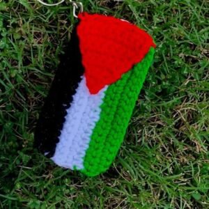 Handmade Palestinian Flag Keychain