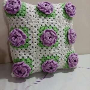 Handmade Crochet Cushion Cover